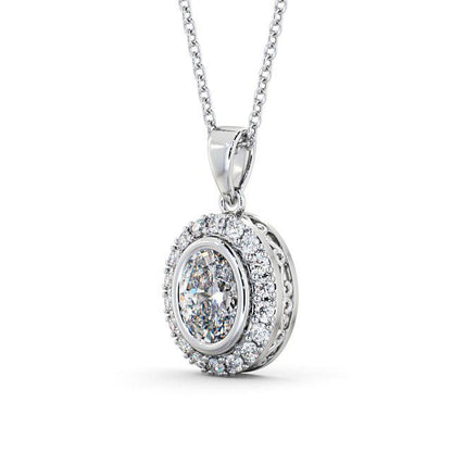 The Aurora Pendant — Lab Diamond Drop Necklace