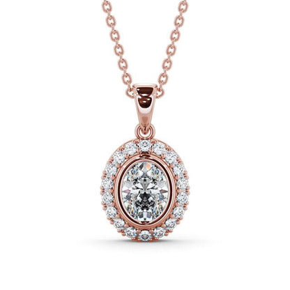 The Aurora Pendant — Lab Diamond Drop Necklace