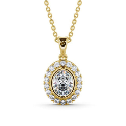 The Aurora Pendant — Lab Diamond Drop Necklace