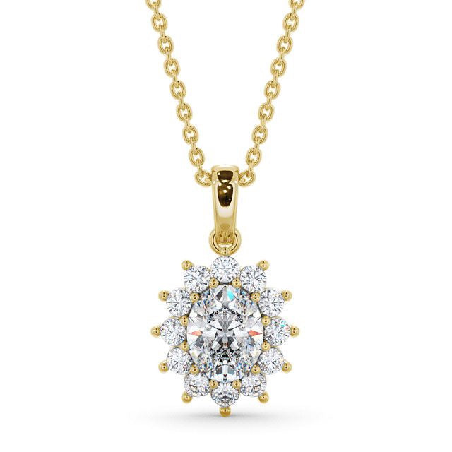 The Aurora Pendant — Lab Diamond Drop Necklace II