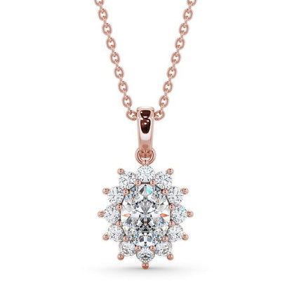 The Aurora Pendant — Lab Diamond Drop Necklace II