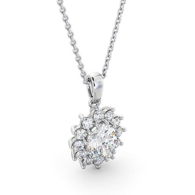 The Aurora Pendant — Lab Diamond Drop Necklace II
