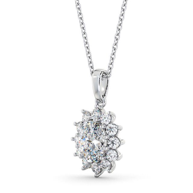 The Aurora Pendant — Lab Diamond Drop Necklace II