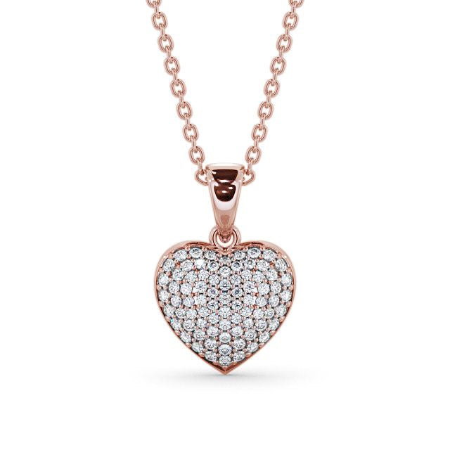 The Rose Pendant — Lab Diamond Heart Necklace 0.50ct II