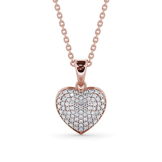 The Rose Pendant — Lab Diamond Heart Necklace 0.50ct II
