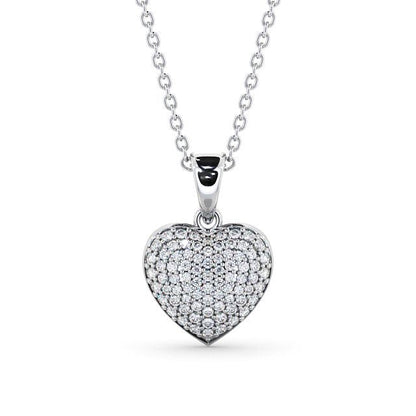 The Rose Pendant — Lab Diamond Heart Necklace 0.50ct II