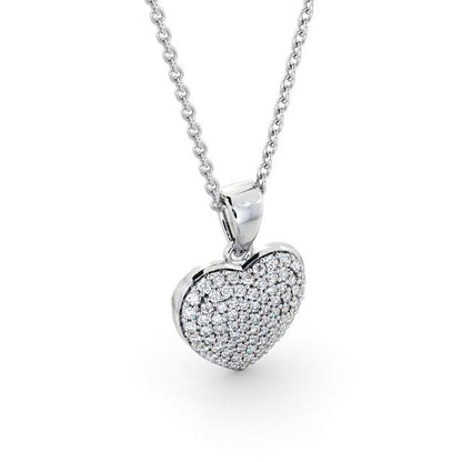 The Rose Pendant — Lab Diamond Heart Necklace 0.50ct II
