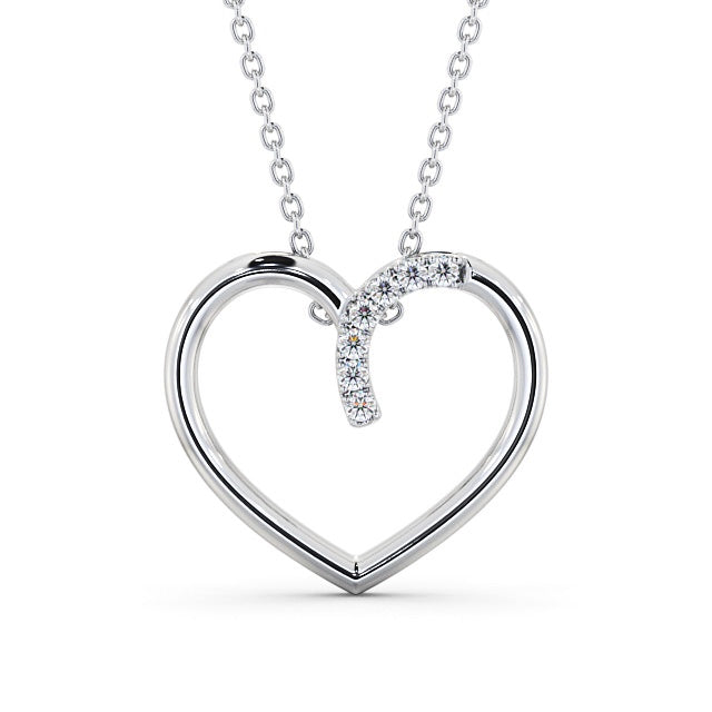 The Rose Pendant — Lab Diamond Heart Necklace 0.20ct