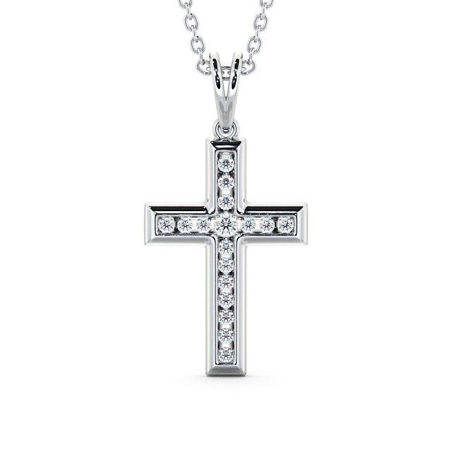 The Clara Pendant — Lab Diamond Cross Necklace 0.45ct