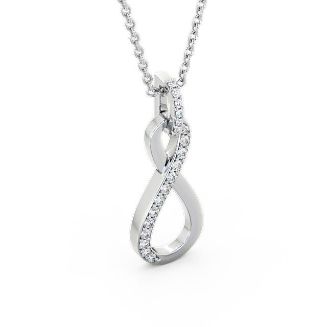 The Elise Pendant — Lab Diamond Infinity Necklace 0.35ct