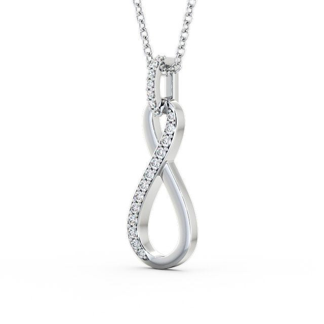 The Elise Pendant — Lab Diamond Infinity Necklace 0.35ct
