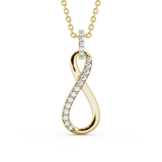 The Elise Pendant — Lab Diamond Infinity Necklace 0.35ct