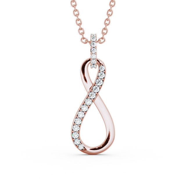 The Elise Pendant — Lab Diamond Infinity Necklace 0.35ct