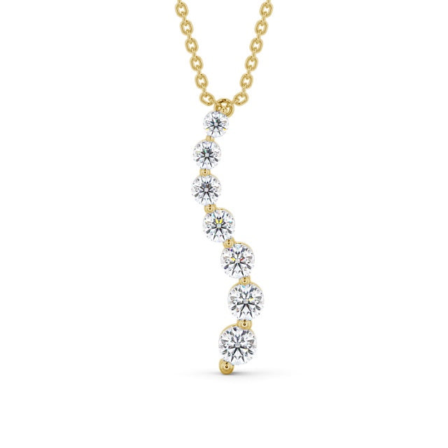 The Celeste Pendant — Lab Diamond Multi-Stone Necklace 1.20ct
