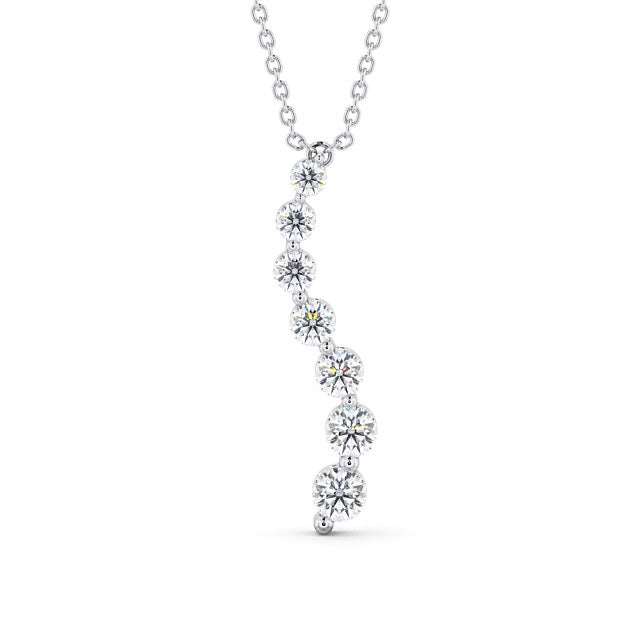 The Celeste Pendant — Lab Diamond Multi-Stone Necklace 1.20ct