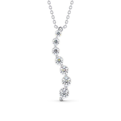 The Celeste Pendant — Lab Diamond Multi-Stone Necklace 1.20ct