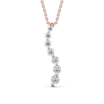 The Celeste Pendant — Lab Diamond Multi-Stone Necklace 1.20ct