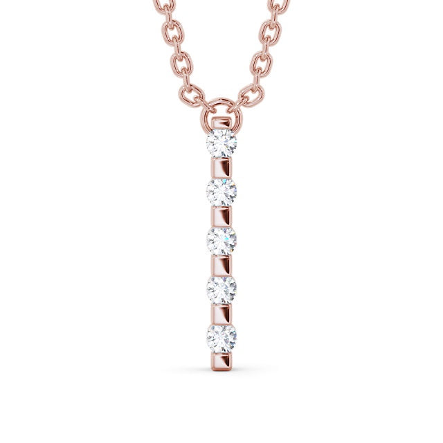 The Eva Pendant — Lab Diamond Bar Necklace 0.20ct
