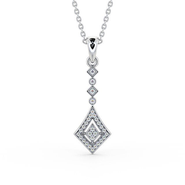 The Grace Pendant — Lab Diamond Vintage Drop Necklace 0.20ct