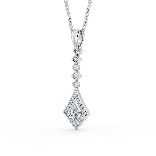 The Grace Pendant — Lab Diamond Vintage Drop Necklace 0.20ct