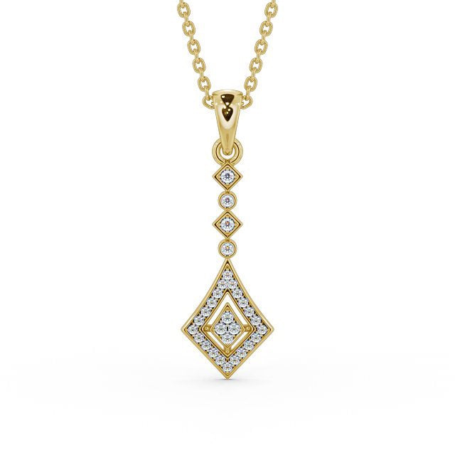 The Grace Pendant — Lab Diamond Vintage Drop Necklace 0.20ct