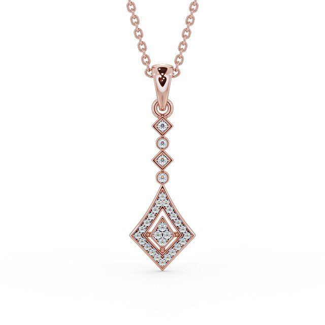 The Grace Pendant — Lab Diamond Vintage Drop Necklace 0.20ct