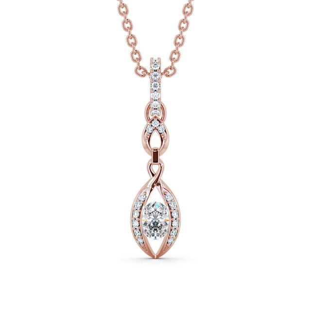 The Grace Pendant — Lab Diamond Vintage Drop Necklace 0.55ct