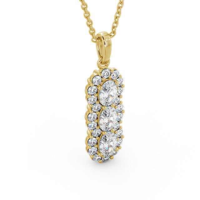 The Grace Pendant — Lab Diamond Vintage Drop Necklace 1.85ct