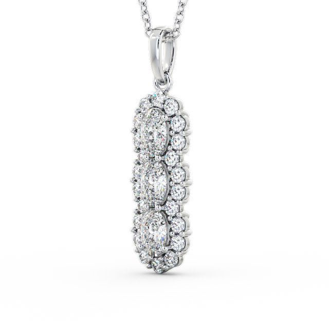 The Grace Pendant — Lab Diamond Vintage Drop Necklace 1.85ct