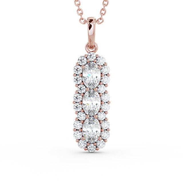 The Grace Pendant — Lab Diamond Vintage Drop Necklace 1.85ct