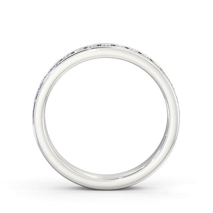 The Clara Band — Round Lab Diamond Classic Half Eternity Band VII