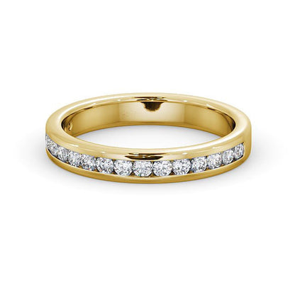 The Clara Band — Round Lab Diamond Classic Half Eternity Band VII