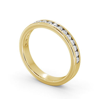 The Clara Band — Round Lab Diamond Classic Half Eternity Band VII