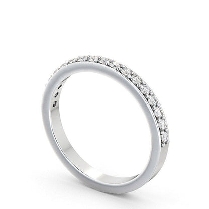 The Clara Band — Round Lab Diamond Classic Half Eternity Band VI