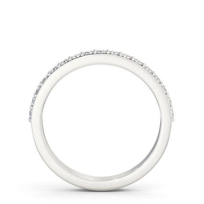 The Clara Band — Round Lab Diamond Classic Half Eternity Band VI