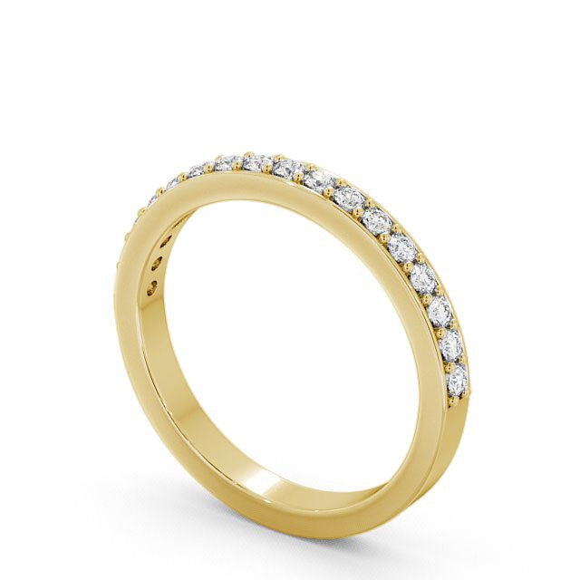 The Clara Band — Round Lab Diamond Classic Half Eternity Band VI