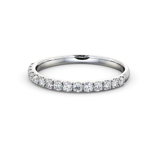 The Clara Band — Round Lab Diamond Classic Half Eternity Band V
