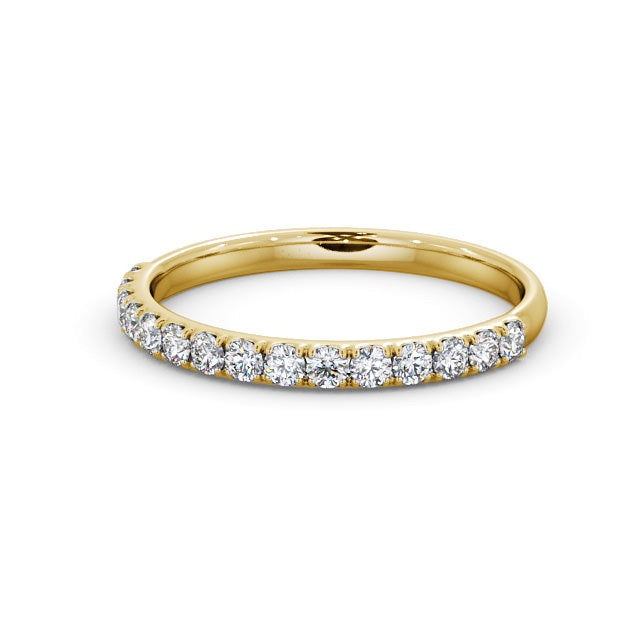 The Clara Band — Round Lab Diamond Classic Half Eternity Band V