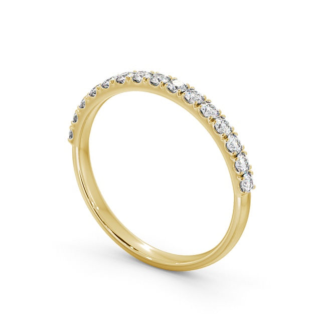 The Clara Band — Round Lab Diamond Classic Half Eternity Band V