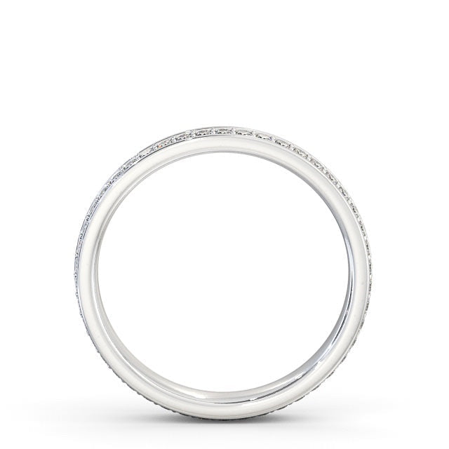 The Isla Band — Round Lab Diamond Offset Eternity Band