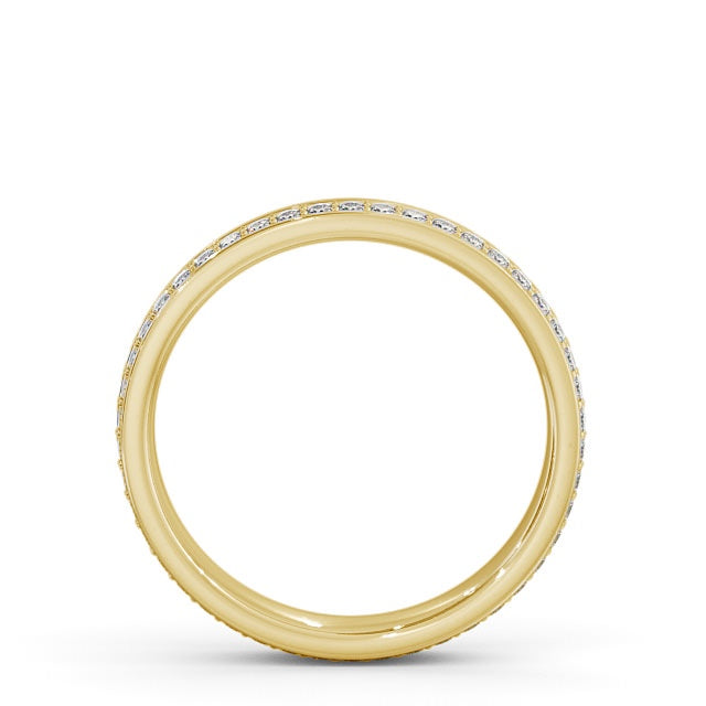 The Isla Band — Round Lab Diamond Offset Eternity Band