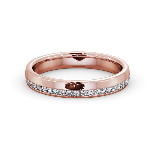The Isla Band — Round Lab Diamond Offset Eternity Band