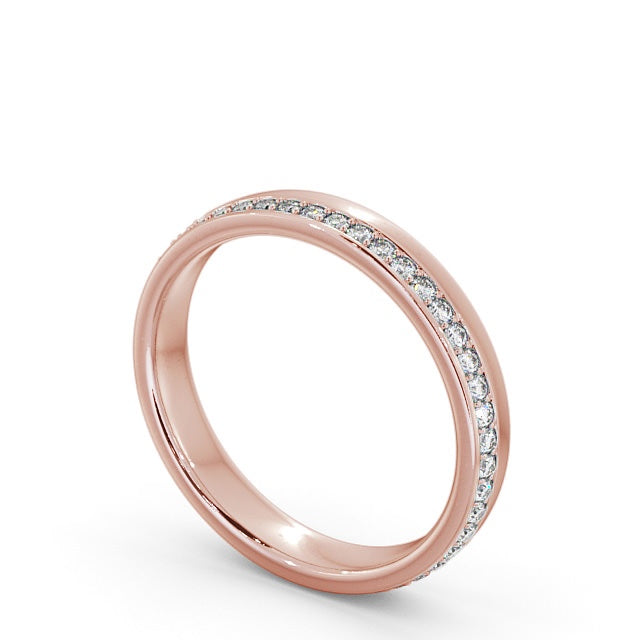 The Isla Band — Round Lab Diamond Offset Eternity Band