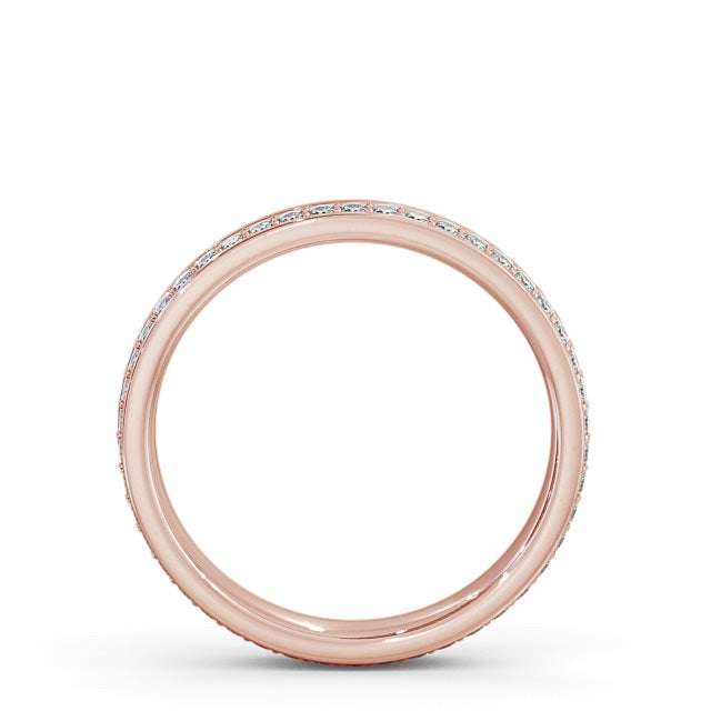 The Isla Band — Round Lab Diamond Offset Eternity Band