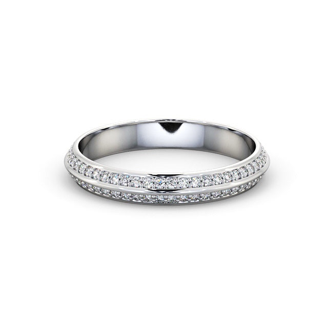 The Isla Band — Round Lab Diamond Double-Edge Eternity Band