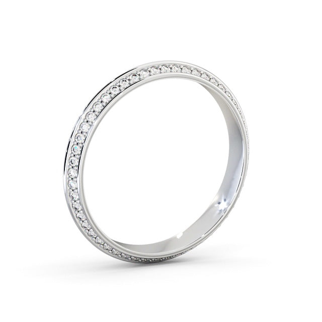 The Isla Band — Round Lab Diamond Double-Edge Eternity Band