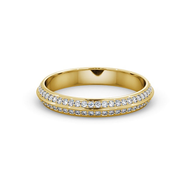 The Isla Band — Round Lab Diamond Double-Edge Eternity Band