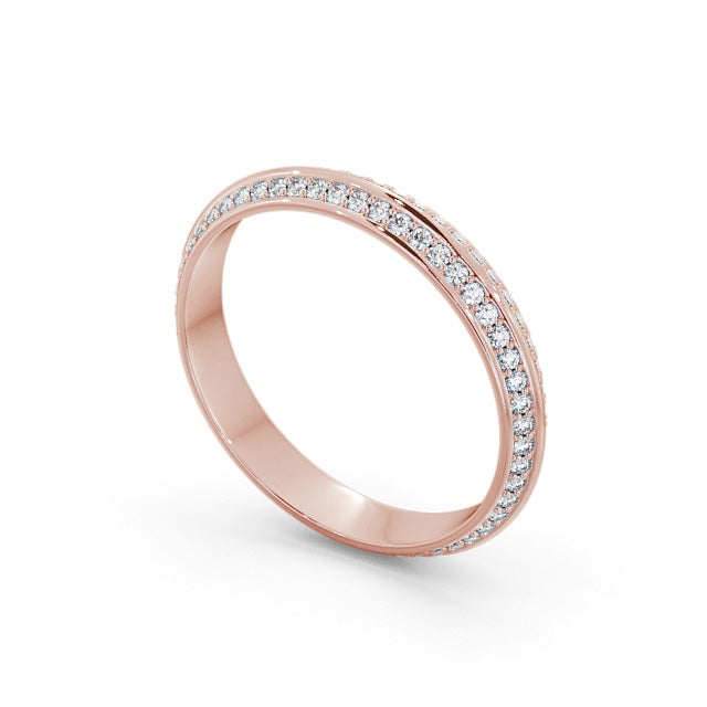 The Isla Band — Round Lab Diamond Double-Edge Eternity Band