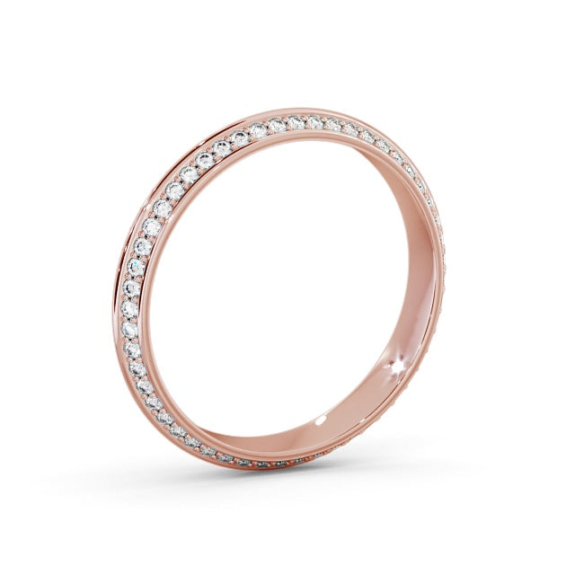 The Isla Band — Round Lab Diamond Double-Edge Eternity Band