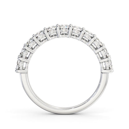 The Clara Band — Round Lab Diamond Classic Half Eternity Band IV